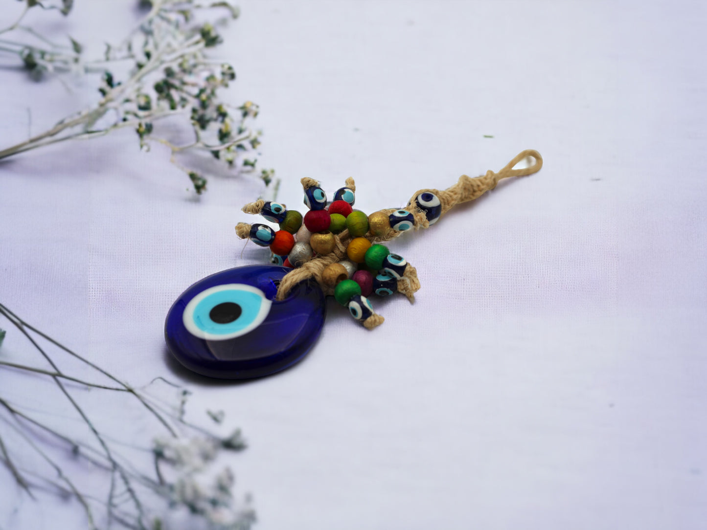 5 cm Colourful Beaded  Evil Eye Protection Wall or Door Hanging Home Decoration / Ornament